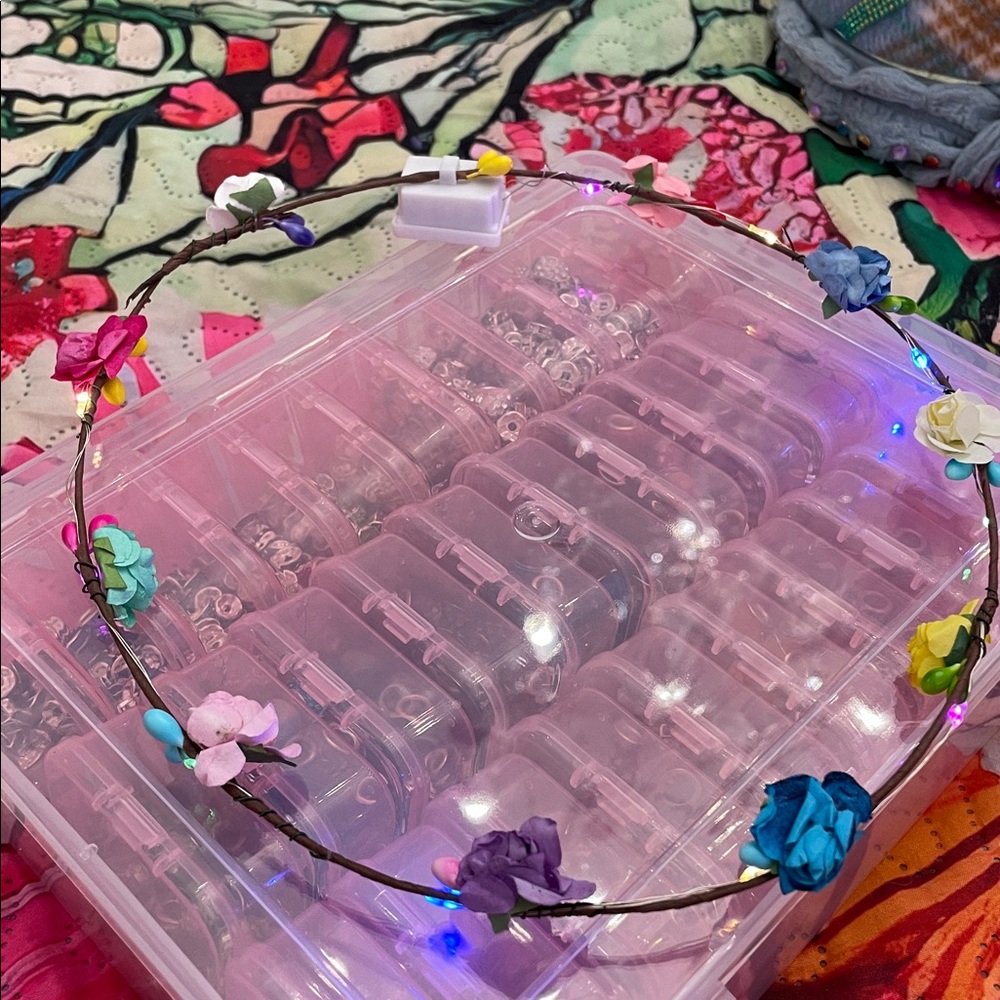 I have multiple availLight up Floral Headband with Multicolor Flowers WATCH VIDE
